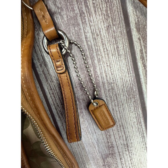 Vintage COACH 3651 Camel Brown Leather Shoulder Bag Retro Hobo Soho - Picture 9 of 16
